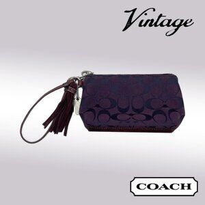 Coach Vintage Signature C Capacity Wristlet